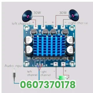 Amplifier Board Dual Channel Amp DIY Mini Amplifier 30W x 30W 2.0 Channel TPA3116 (Brand New)