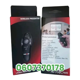 Wireless Laser Presenter Pointer - PPT Clicker - Wireless Presenter  TK-F016 (Brand New)