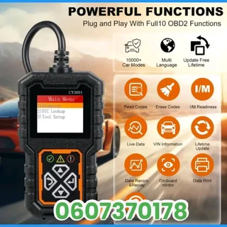 Diagnostic Scan Tool OBD2&#43;EOBD Scanner/Reader (3001 Model) ⭐️⭐️⭐️⭐️⭐️