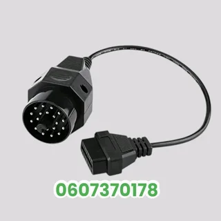 Bmw Obd2 To Bmw 20 Pin Adpater Bmw 20pin To Obdii Connector (brand New)
