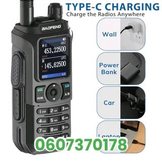 Boafeng UV-21 Two Way Radio 10W with Frequency Copy Tri-Band (Brand New)