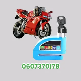 Motorcycle Anti-Theft Disc Brake Lock with Alarm built in (Brand New)