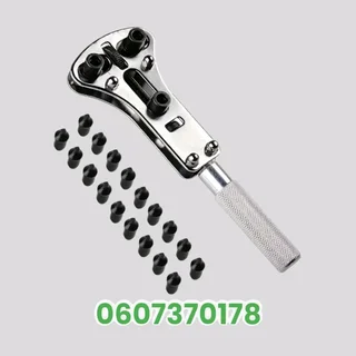 Adjustable Watch Back Case Opener - Watch Case Opening Wrench 18 Bits (Brand New)