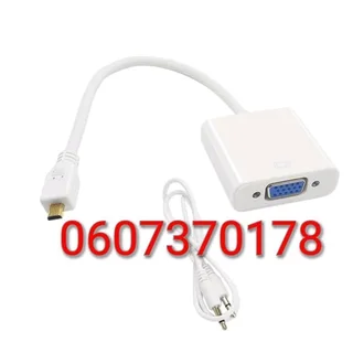 Micro HDMI to VGA Adapter (Brand New)