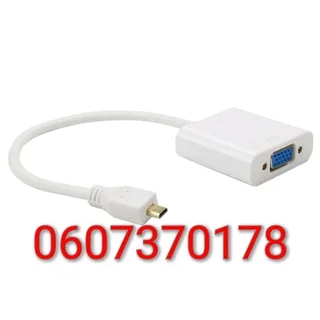 Micro HDMI to VGA Adapter (Brand New)