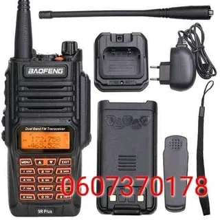 UV-9R Plus Portable Dual Band VHF/UHF Two Way Radio - Waterproof UV-9R&#43; 8W (Brand New)