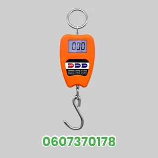 Mini Crane Scale 200kg - Portable Hanging Crane Scale 200Kg - Orange Colour (Brand New)