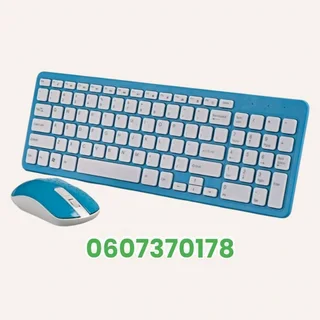 GKM520 Wireless Keyboard &amp; Mouse - Blue Colour (Brand New)