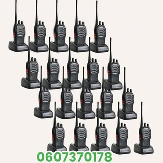 20 Pack Two-Way Radios 16 Channel Portable Handheld Radios with Original Earpiece (20 Pack)