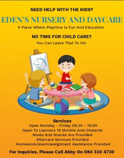 Daycare - Ad posted by Abby Pillay