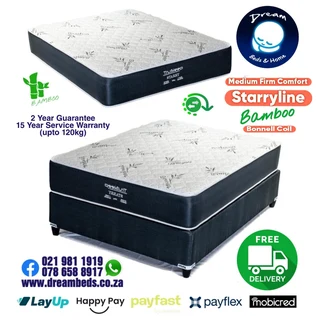 DOUBLE BED and Mattress Only with FREE Delivery from R2499! Factory Prices Direct