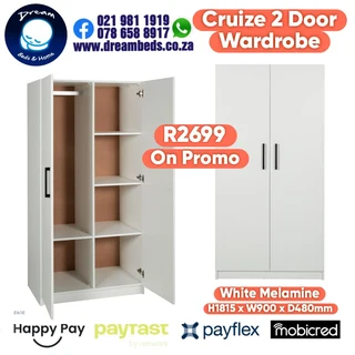ON SALE - Wardrobes, Drawers, Headboards, Pedestals, Beds, Bunks and Mattresses - Brand New!