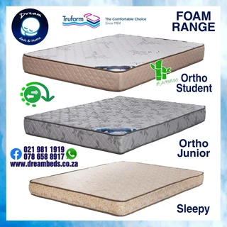 High Density Foam Mattresses - Long Lasting Quality - No Springs
