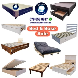 New BASES and BEDS - Many types from R949 - Upholstered, Wooden, Storage and Lift Up