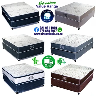 Single / Three Quarter Beds And Mattress Free Delivery R1999 To R5399 - Factory Prices Direct