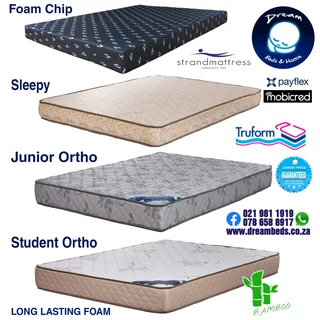Looking for a mattress that really supports your back? Orthopedic Foam MATTRESSES - FREE DELIVERY