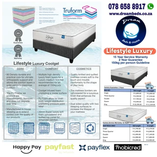 Looking for a mattress that really supports your back? Orthopedic Foam MATTRESSES - FREE DELIVERY