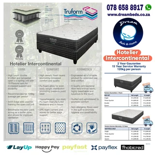 Looking for a mattress that really supports your back? Orthopedic Foam MATTRESSES - FREE DELIVERY