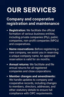 CIPC Company Amendments and Registration