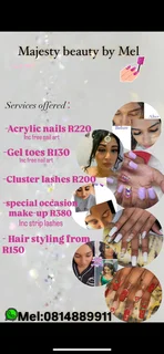 Nails, lashes, make up