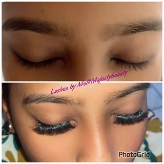 Eyelashes, nails , make up