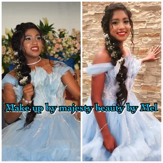 Eyelashes, nails , make up