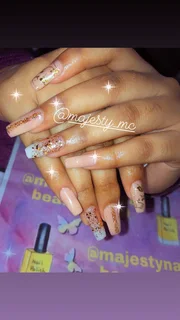 Eyelashes, nails , make up