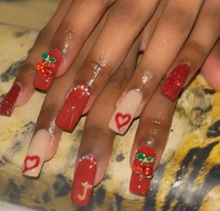 Eyelashes, nails , make up