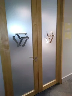 Sandblast vinyl &amp; window tint