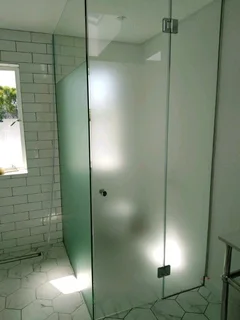 Sandblast vinyl decals to glass