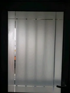 Glass film &amp; decorative window coverings to glass