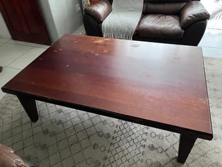 Sevens solid wood large coffee table