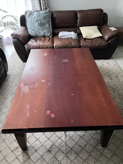 Sevens solid wood large coffee table