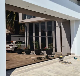 Frameless Aluminium Garage Doors