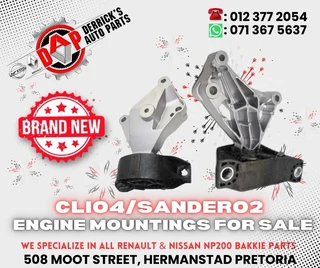 Clio4 & Sandero 2 ( New Engine Mountings ) For Sale