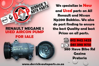 Renault Megane 1 ( Aircon Pumps ) For Sale