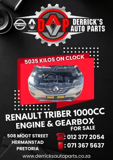 Renault Triber 1000cc ( Second Hand Engine & Gearbox ) For Sale
