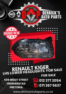 RENAULT KIGER LHS ( NEW LOWER HEADLIGHT ) FOR SALE