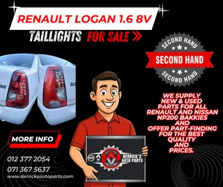 Renault Logan 1.6 8v ( Second And Taillights ) For Sale