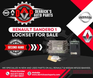 Renault Sandero 1 ( Second Hand Lock Set ) For Sale
