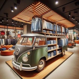 Introducing the Nostalgic VW Kombi Replica – The Ultimate Retail &amp; Display Unit