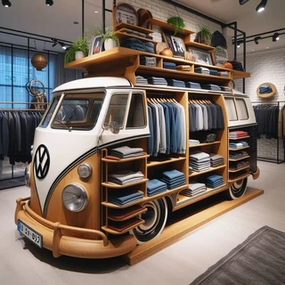 Introducing the Nostalgic VW Kombi Replica – The Ultimate Retail &amp; Display Unit