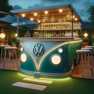 Ultimate  VW Kombi Replica Bar – Classic Style, Unforgettable Experience