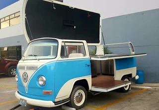 Drive through mobile coffee shop