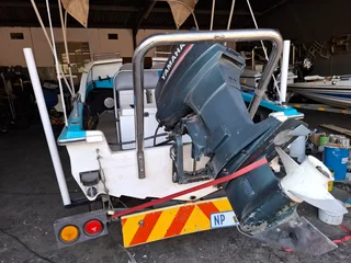 Z Craft Hustler 4.2mt Fwd Console On Trailer