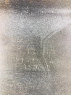 Toyota Corolla Prestige rear/back bumper with PDC holes