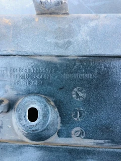 Opel Adam rear/back bumper with PDC holes