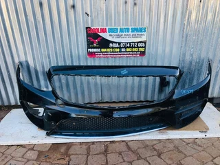 Mercedes Benz W213 E-Class AMG front bumper with bumper grill and fog light cover