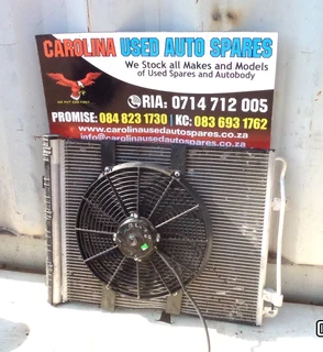 Mahindra Scorpio condenser and fan