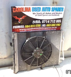 Mahindra Scorpio condenser and fan